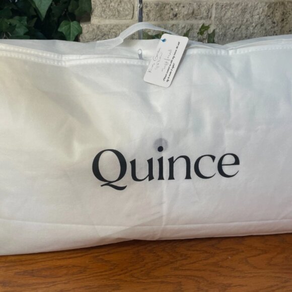 NWT QUINCE LUXE GOOSE DOWN PILLOW KING COTTON FEATHER SOFT MEDIUM MSRP $160 - Picture 6 of 8
